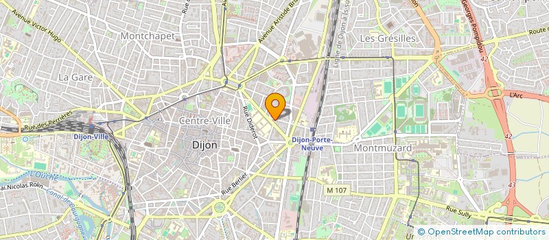 localisation de l'entreprise SARL DEVIN à DIJON