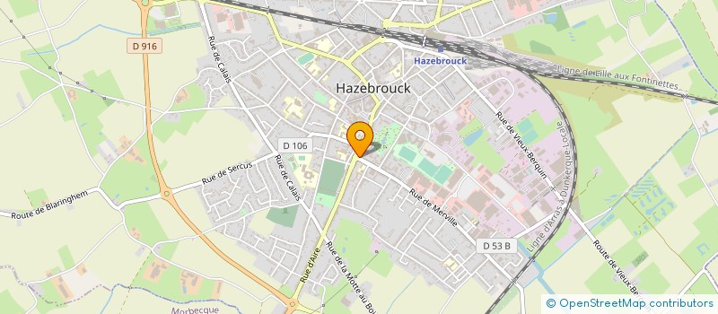 localisation de l'entreprise SARL DEVOS  MORBECQUE