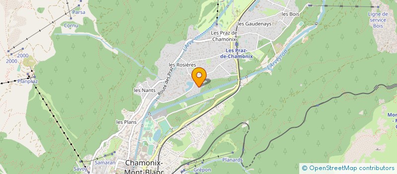 localisation de l'entreprise SARL DEVOUASSOUD SONNETTES à CHAMONIX-MONT-BLANC