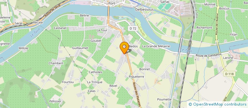 localisation de l'entreprise SARL DEVRIM à MOISSAC