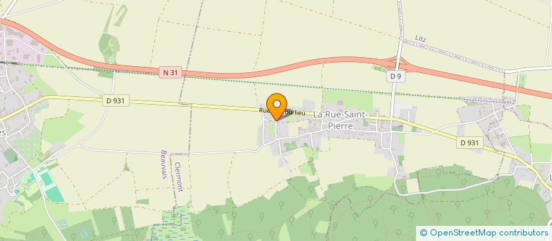 localisation de l'entreprise SARL DEWEERDT PERE ET FILS  LA RUE-SAINT-PIERRE