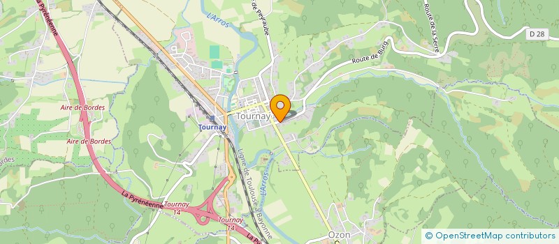 localisation de l'entreprise SARL DEYRES JEAN-PIERRE  TOURNAY