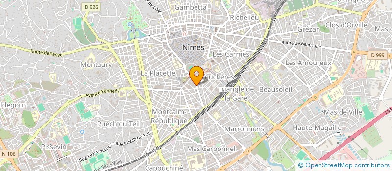 localisation de l'entreprise SARL DG COMPTA  NIMES