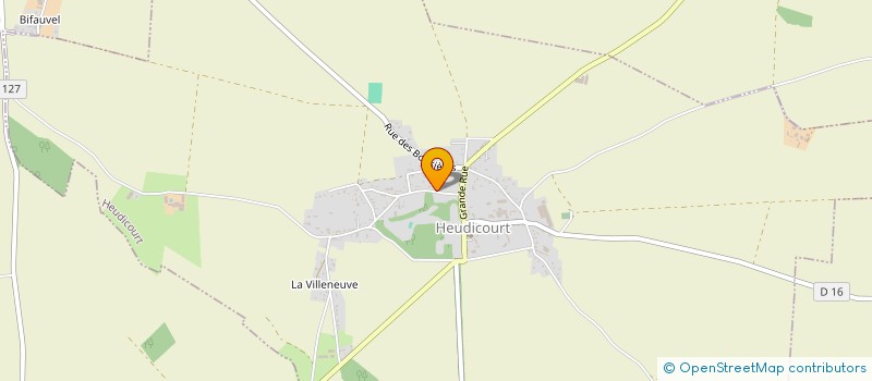 localisation de l'entreprise SARL DG INVESTISSEMENT  HEUDICOURT