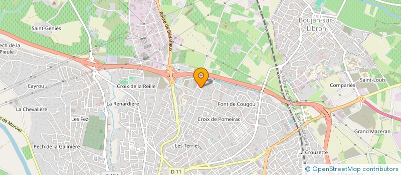 localisation de l'entreprise SARL DG LES COUTURIERS DE LA FACADE à FRONTIGNAN