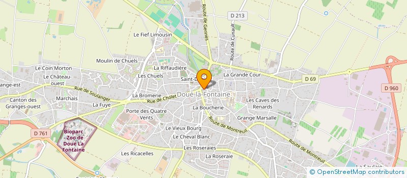 localisation de l'entreprise SARL DGC-MICRO  DOUE-EN-ANJOU