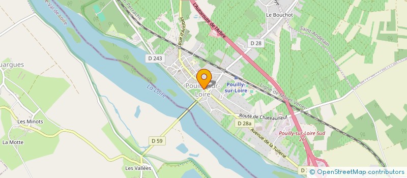 localisation de l'entreprise SARL DGE L'ESPERANCE  POUILLY-SUR-LOIRE