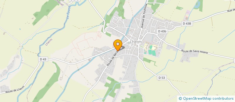 localisation de l'entreprise SARL DGP à LHERM