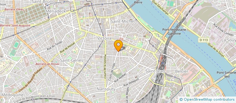 localisation de l'entreprise SARL DH  BORDEAUX