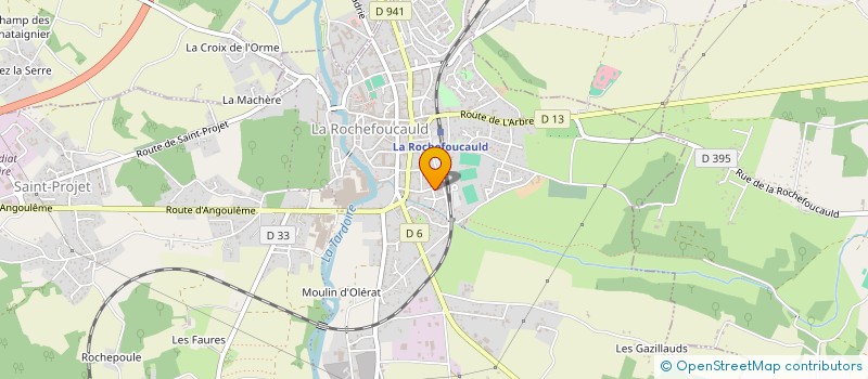 localisation de l'entreprise SARL DHONI à LA ROCHEFOUCAULD-EN-ANGOUMOIS