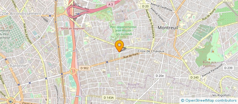 localisation de l'entreprise SARL DHOUKKAR M.PERE ET FILS à MONTREUIL