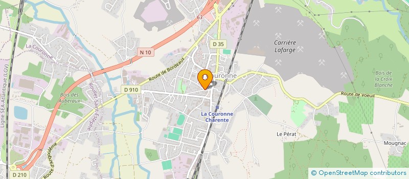 localisation de l'entreprise SARL DHSM à LA COURONNE