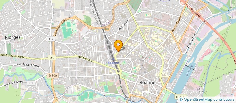 localisation de l'entreprise SARL DI BARTOLOMEO ET ASSOCIE à ROANNE