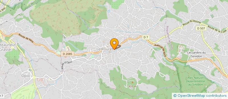 localisation de l'entreprise SARL DI BLASI  LE ROURET