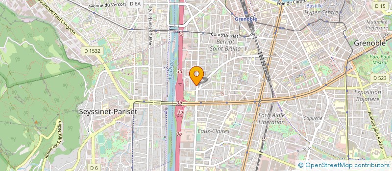 localisation de l'entreprise SARL DI GIOA DEPANNAGE EQUIPEMENT  GRENOBLE