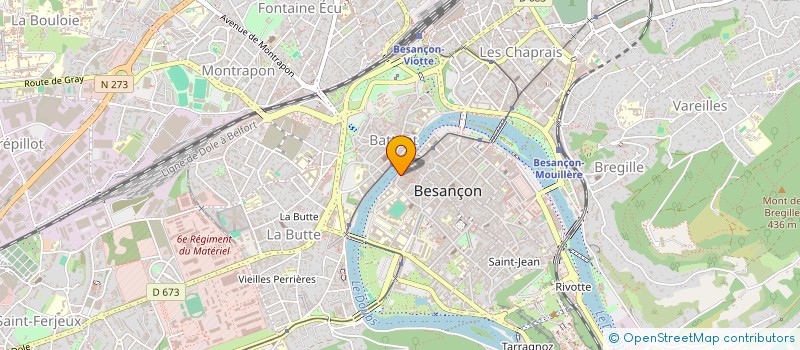 localisation de l'entreprise SARL DI MARINA à BESANCON