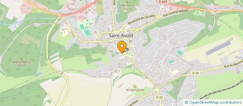 localisation de l'entreprise SARL DIABOLO à SAINT-AVOLD