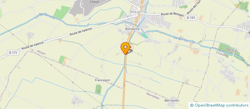 localisation de l'entreprise SARL DIAFLOLINE  ALIXAN