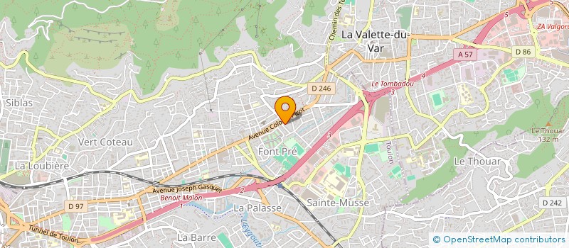 localisation de l'entreprise SARL DIAG ETUDES à TOULON