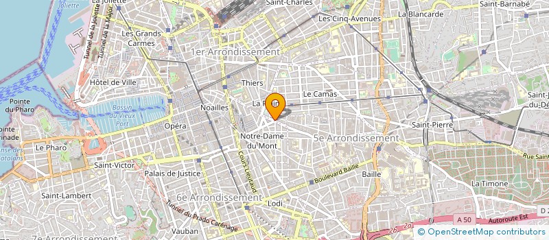 localisation de l'entreprise SARL DIAGONALE  MARSEILLE
