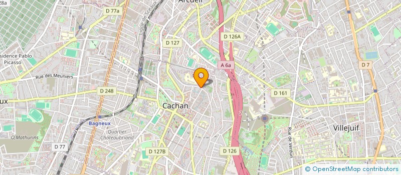 localisation de l'entreprise SARL DIAGOR IMPORT EXPORT  CACHAN