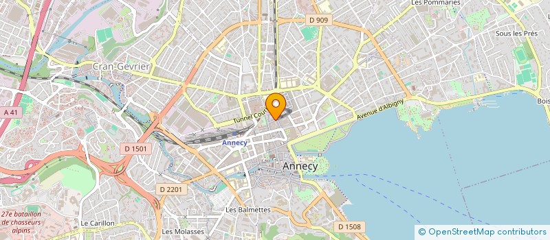 localisation de l'entreprise SARL DIAM à ANNECY