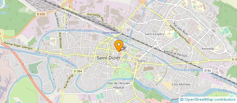 localisation de l'entreprise SARL DIAM'S à SAINT-DIZIER