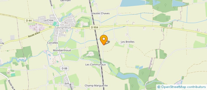 localisation de l'entreprise SARL DIAMANT 1230  SAVIGNEUX