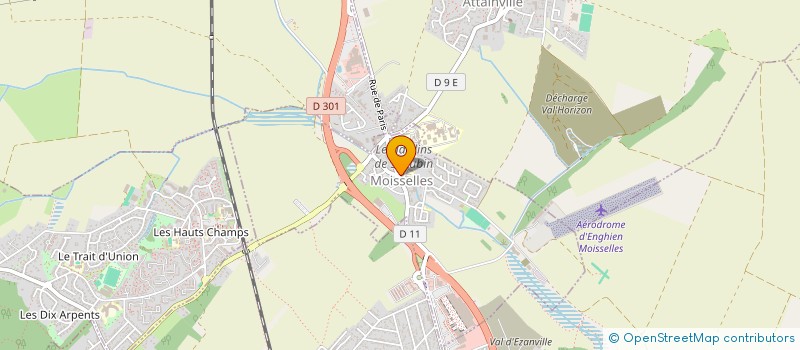 localisation de l'entreprise SARL DIAMANT BLEU à MOISSELLES