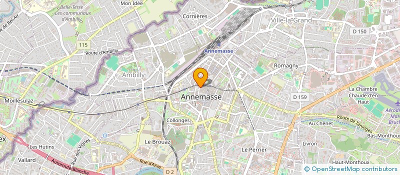 localisation de l'entreprise SARL DIANA à ANNEMASSE