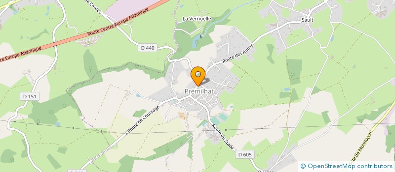 localisation de l'entreprise SARL DIAS CARRELEUR à PREMILHAT
