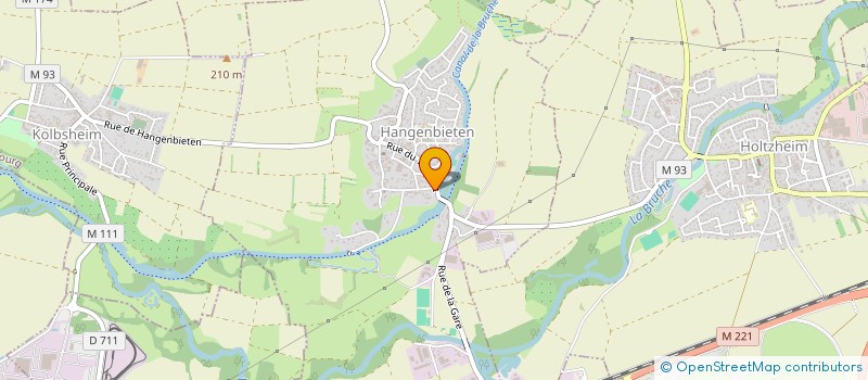 localisation de l'entreprise SARL DICK LOUIS  HANGENBIETEN