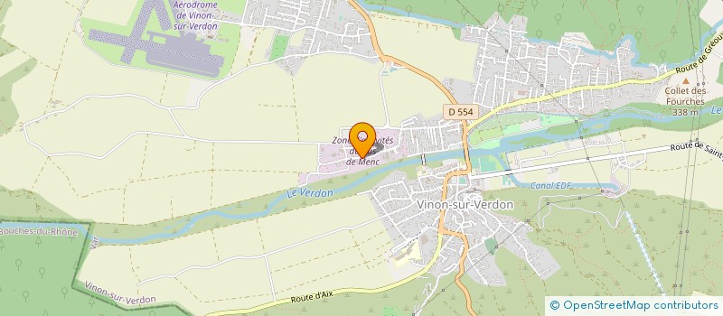 localisation de l'entreprise SARL DICLE FOOD à VINON-SUR-VERDON