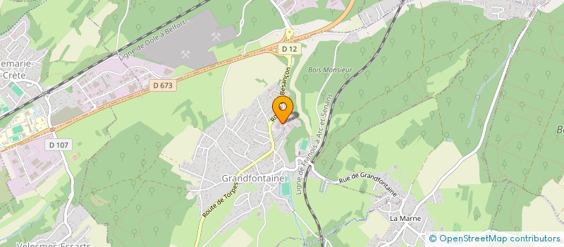 localisation de l'entreprise SARL DIDIER CHAYS  GRANDFONTAINE