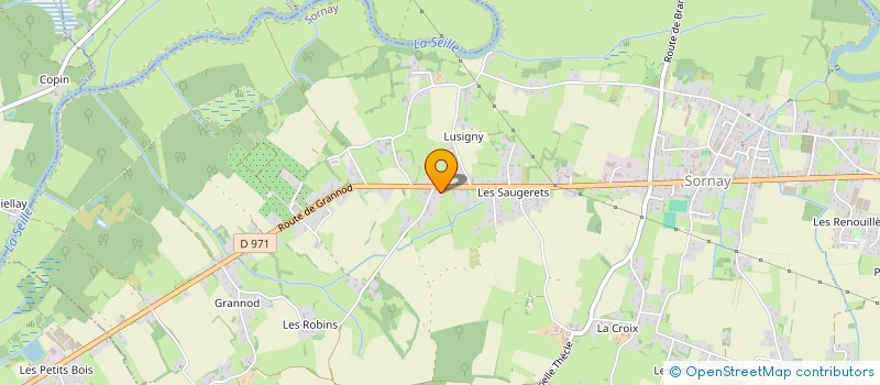 localisation de l'entreprise SARL DIDIER DELORME  SORNAY