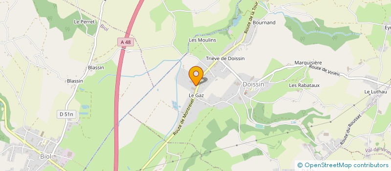 localisation de l'entreprise SARL DIDIER GULLON  DOISSIN