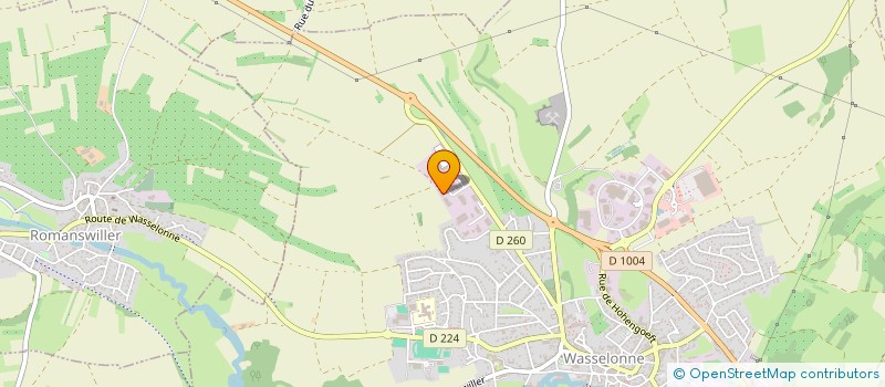 localisation de l'entreprise SARL DIDIER MEYER  WASSELONNE