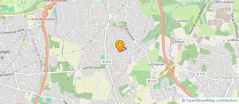 localisation de l'entreprise SARL DIDIER PENEAU  BASSE-GOULAINE