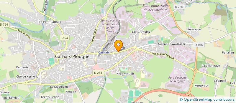 localisation de l'entreprise SARL DIELOR à CARHAIX-PLOUGUER