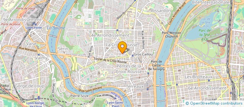 localisation de l'entreprise SARL DIEU PART DIEU  LYON