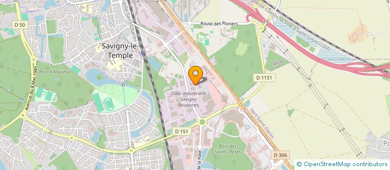 localisation de l'entreprise SARL DIFAPLAST à SAVIGNY-LE-TEMPLE