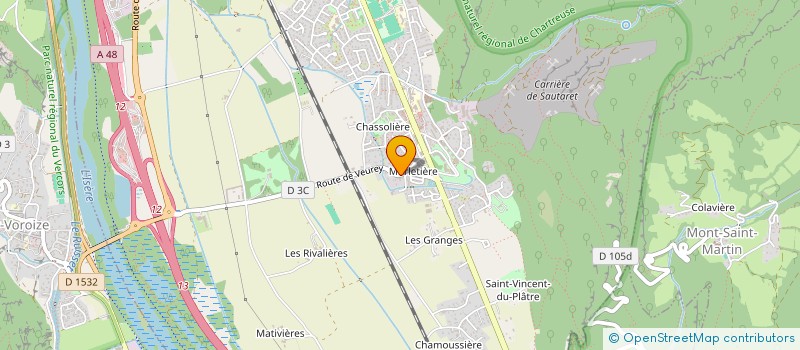 localisation de l'entreprise SARL DIFFU REALISATIONS  VOREPPE