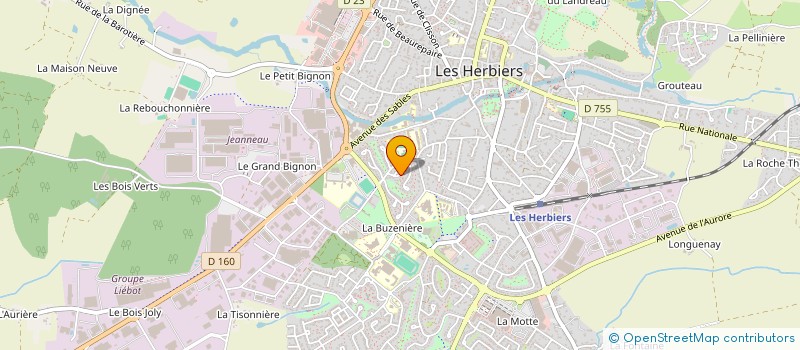localisation de l'entreprise SARL DIFFUSER VOS PRODUITS à LES HERBIERS