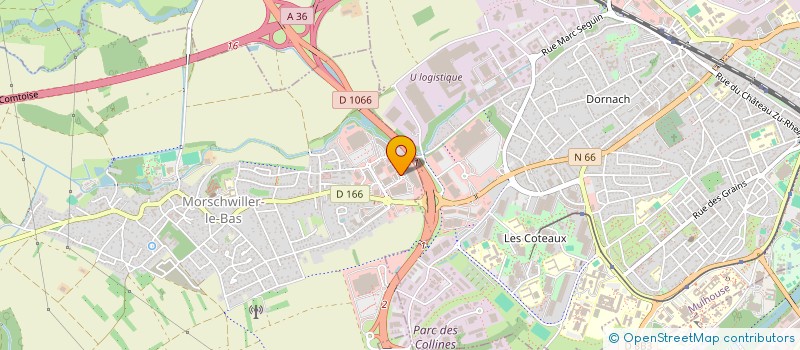 localisation de l'entreprise SARL DIFFUSION AMEUBLEMENT à MORSCHWILLER-LE-BAS