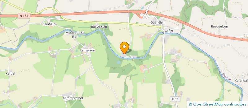 localisation de l'entreprise SARL DIFFUSION CENTRE BRETAGNE à PAULE