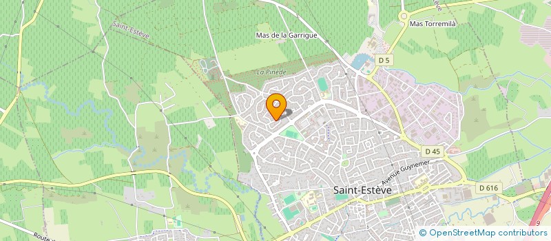 localisation de l'entreprise SARL DIFFUSION FRANCE  SAINT-ESTEVE