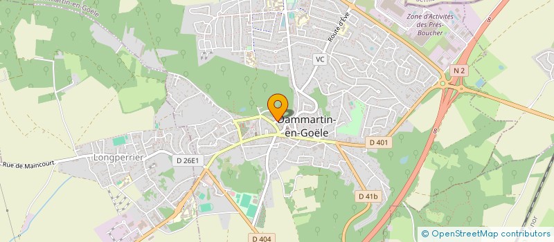localisation de l'entreprise SARL DIFFUSION LENA à DAMMARTIN-EN-GOELE