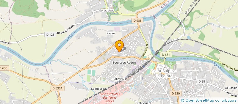 localisation de l'entreprise SARL DIFFUSION PRODUITS SERVICES à SAINT-SULPICE-LA-POINTE