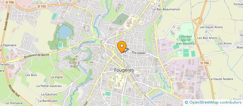 localisation de l'entreprise SARL DIGIZON  FOUGERES