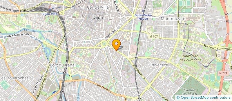 localisation de l'entreprise SARL DIJON COIFFURE à DIJON